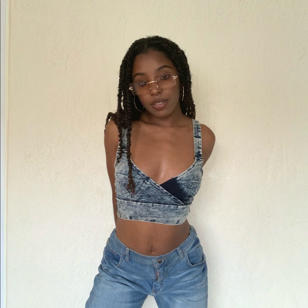 90’s Jean Crop-Top 🦋